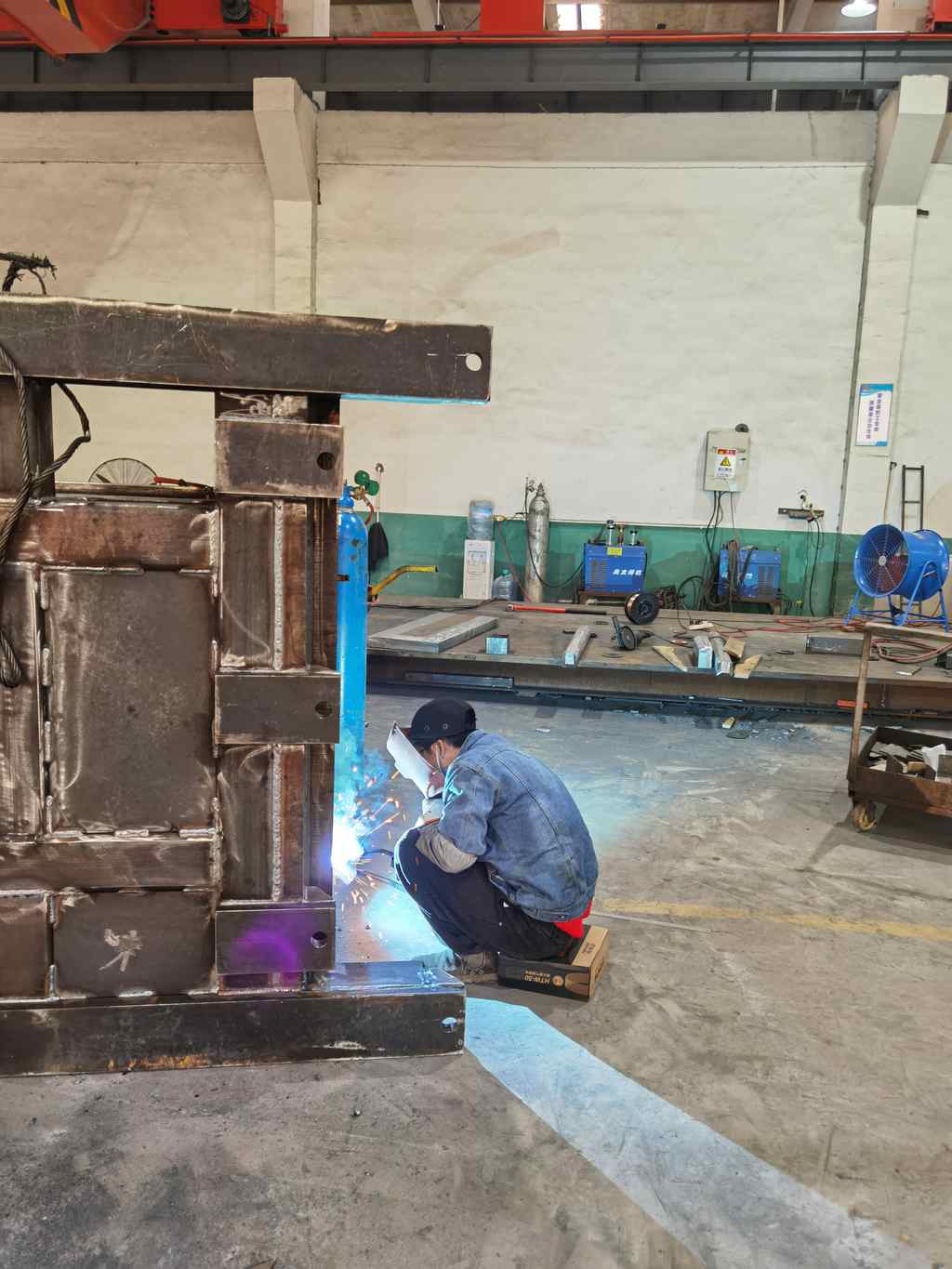 机床床身钢结构件焊接